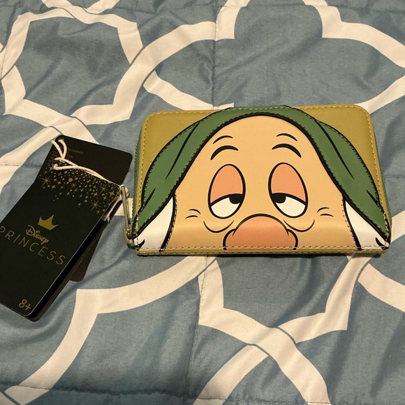 Loungefly Handbags - Loungefly Disney Snow White and Seven Dwarfs Sleepy Cosplay Flap Wallet NEW